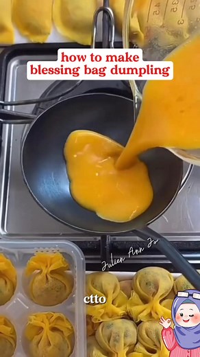 how make blessing bag dumpling at home😍 #reelsviralシ #reelsvideo #foryouシ | Julie Ann Jo