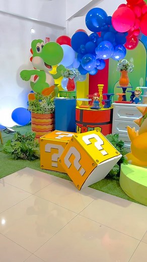 Una locura !!! Mario bross #fiestastemáticastrujillo #festas #decoracionesinfantiles #decoracionestematicas | Carla Vigo Party Planner