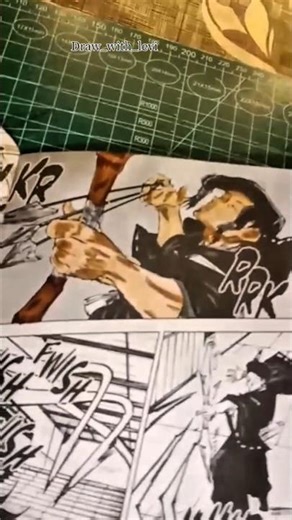 colouring my Manga jjk volume 5.#anime #manga #jjkgame #jujutsukaisen #drawing