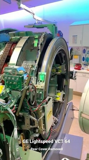 How A CT Scanner Gets Power While Spinning #ctscan #radiology #health