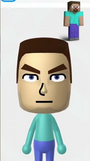 Recreate Steve as Mii