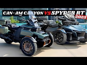 2025 Can-Am Canyon vs Spyder RT – Adventure 3-Wheeler Showdown!