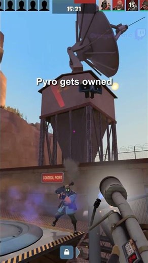 Pyro gets owned #tf2 #teamfortress2 #shorts