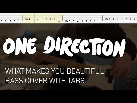 One Direction - What Makes You Beautiful (Bass Cover with Tabs)