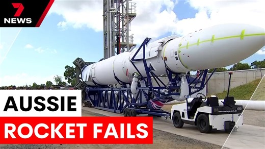 Australian rocket launch ends in fiery crash