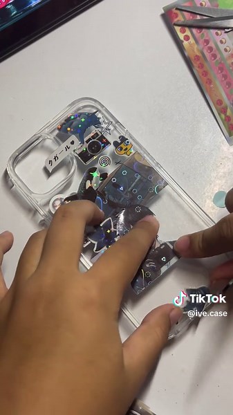 DIY Anime Phone Case Stickers Tutorial