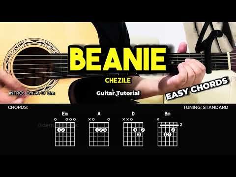 Beanie - Chezile | Easy Guitar Tutorial For Beginners (CHORDS & LYRICS) #guitarlesson