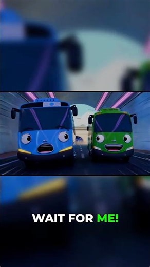 Neon Tunnel Excitement! Tayo & Rogi's Adventure!