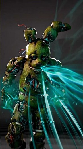 springtrap vs foxy💀#shorts #mk1 #fnaf