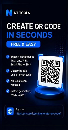 Free QR Code Generator 📱 Create QR Codes Instantly