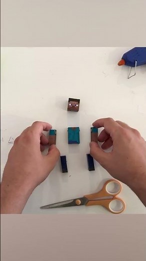 Easy Minecraft Papercraft #minecraft #papercraft