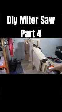 DIY Miter Saw Station: Part 4 🛠️ #diy #woodworking #shorts