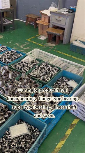 Do you want such exquisite linear bearings?#linearbearing #linearguide #bearings #cncmachine #manufacturer