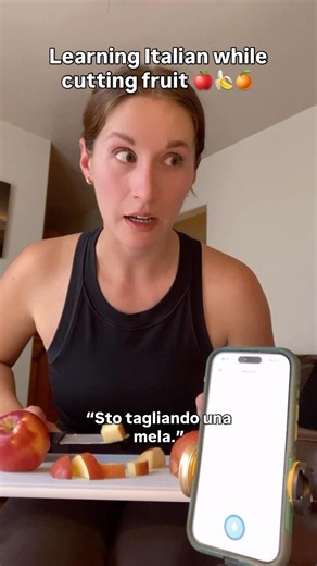 Day 1 of learning Italian with an app that talks back 👀😅 ￼#chatpal #learnitalian #speakitalian