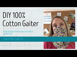 DIY 100% Cotton Gaiter