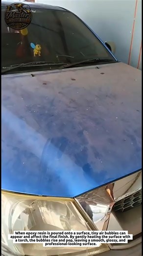 Satisfying Epoxy Resin Bubble Removal Using Torch | Perfect Smooth Finish