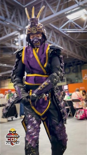 Mortal Kombat Rain - Samurai costume #shorts #HolidaysWithYouTube #mortalkombat #cosplay #samurai