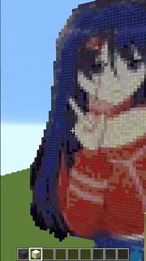 pixelart 🎨 Creating a GORGEOUS Minecraft Pixel Art 😍 | This Build Will Blow Your Mind!