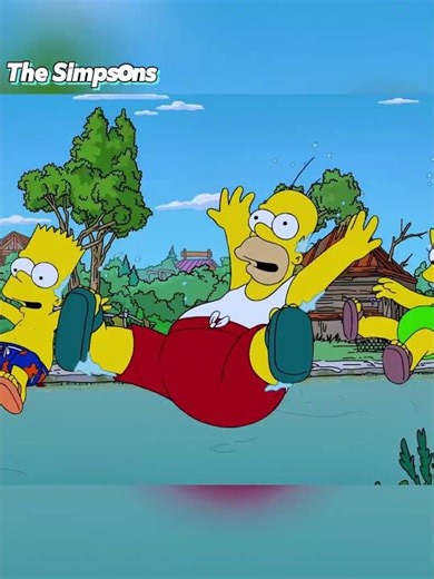 Homer found the legendary Devil Slide #simpsons