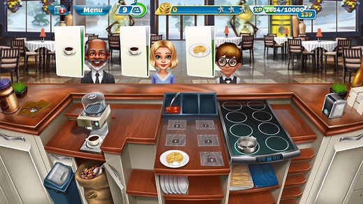 Chefs!👩🏿‍🍳👨‍🍳 Time flies! One of our favorite snowy location - Italian Buffet - was released 4 years ago already, can you imagine?!🤩 Let's celebrate by replaying it and with a good plate of pasta, of course!🍝😃 Take a look at the very first level at Italian Buffet! Do you feel nostalgic?😉 Show us some of your pics from it too - your interiors, how many basil leaves you served, or even faces of your happy customers!🤗 | Cooking Fever