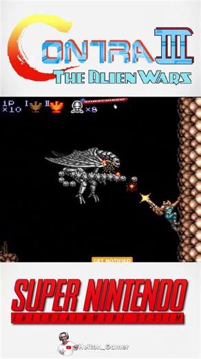 Contra III: The Alien Wars Super Nintendo #retrogaming