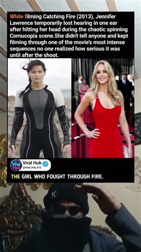 "Jennifer Lawrence lost hearing in one ear during Catching Fire’s Cornucopia scene but kept filming