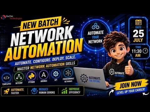 Network Automation Live Batch | Python, Ansible, Git & REST APIs| Must Watch