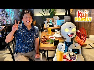Only ROBOTS Run This Japan Restaurant! - Videos For Kids