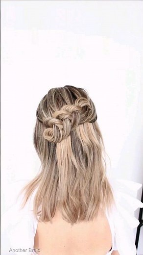 Knotted Waterfall Braid #hairstyles #hair #plait