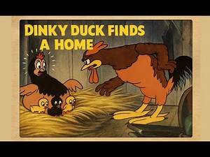 Old Cartoons –Dinky Duck Finds a Home | 1940s cartoon | Funny cartoons | classic cartoons