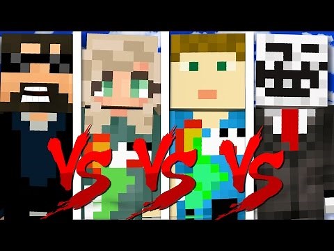 I HAVE NO FRIENDS! 1v1v1v1! in Minecraft Bed Wars!