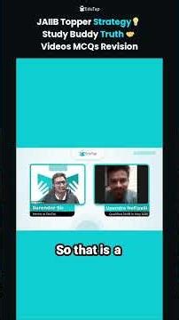 JAIIB Topper Reveals Peer Group Strategy | Videos + MCQs + Quick Revision That Works