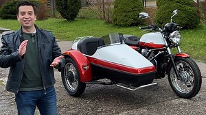 We filmed a short video for you showcasing the latest build for one of our customers. A beautiful, two-tone, Moto Guzzi V7 Special with a Velorex 563 sidecar. 😉 | Velorex Sidecars