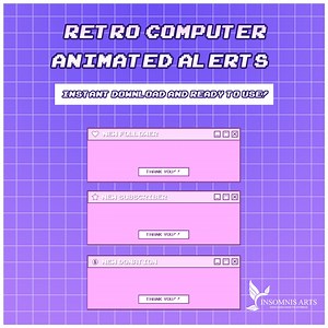 Retro Computer Animated Alerts - Etsy UK