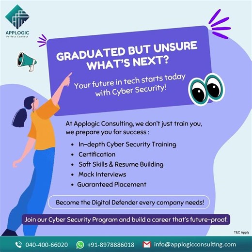 Cyber Security Training with Guaranteed Placement 2025 | Applogic Consulting