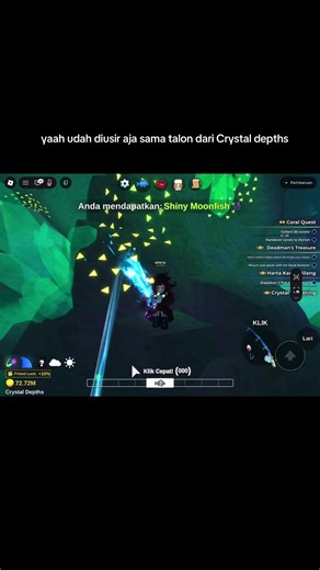 Explore Crystal Depths in Roblox Fish It Game