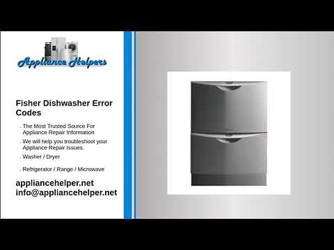 Fisher Dishwasher Error Codes