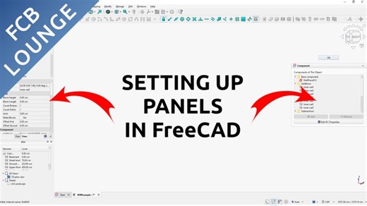 How to set up panels in FreeCAD: a tutorial | FCB Lounge posted on the topic | LinkedIn