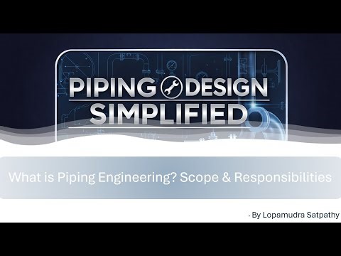 Piping Engineering Scope and Responsibility