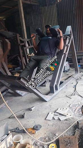 Hack squat machine ||irontech fitness 01857427848 #irontech_fitness #bangladesh #gym#Squat #reels #leg | Johny Khan