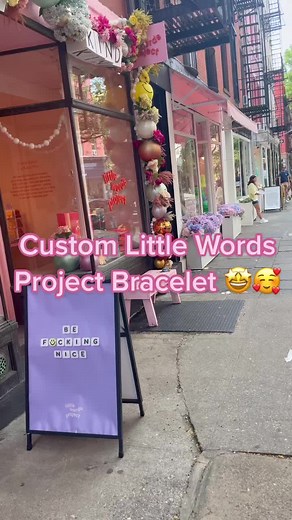 Custom Bracelets at Little Words Project in NYC