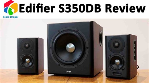 Watch Edifier S350DB Bookshelf Speaker and Subwoofer 2.1 Speaker System Review on Amazon Live