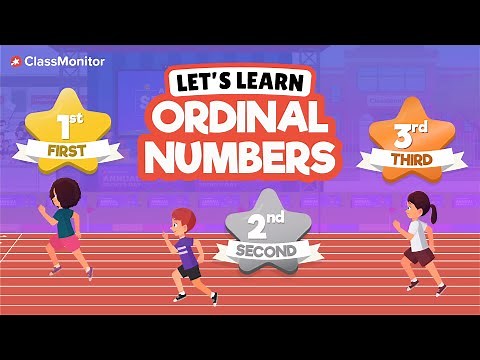 Ordinal Numbers |1 to 10 | Learning for Kids