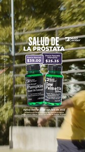 Los problemas de la salud prostática pueden afectar significativamente la calidad de vida de los hombres💪. ¡No la descuides! El Kit Salud de la próstata incluye👇: ✅Pumpkin seed oil 1500MG ✅Saw palmetto 320 MG ¡Ordénalo hoy! 📲 tunutricenter.com 🛵 Domicilio: 7862-5921 ☎️ Call center Nutricenter: 2243-0111 #MerecesSalud #salud #vidasaludable #alimentacion #health #Vitaminas #Vitamins | Nutricenter