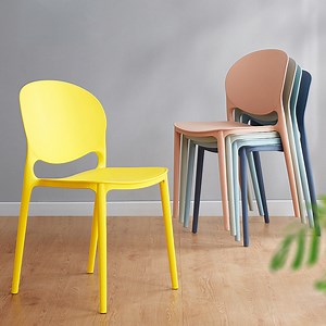 [Hot Item] Wholesale Cheap Colorful Restaurant Chairs Modern White Kitchen PP Chair Event Plastic Stackable Dining Chairs