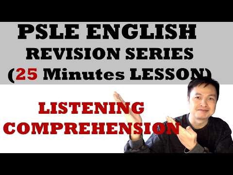 PSLE Listening Comprehension - Revision Series