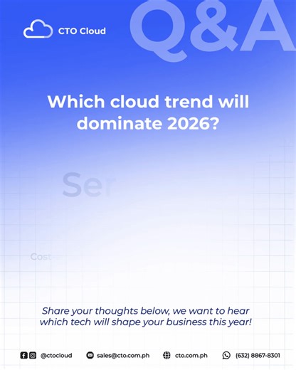 Which cloud trend will dominate this year? 💡Your business handles sensitive data and digital workloads. Which trend matters most to you? - AI-ready cloud infrastructure - Local data residency & sovereign cloud - Serverless infrastructure (Cost-efficient, flexible & scalable cloud resources) Which of these technologies will shape your business this year? Please share your thoughts and experiences. Let’s start the conversation! 💬Which of these cloud trends will shape your business this year? Com