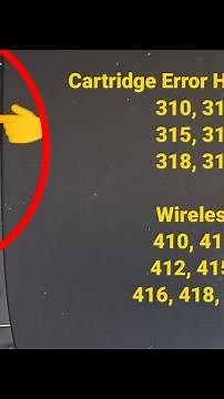 HP Printer Blinking Light Problem Solve// hp Ink Tank 310 series print head Alert light (How To fix)