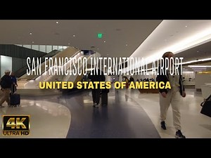 San Francisco International Airport Walk Tour 2024 |4K| 14th Busiest Airport in the United States