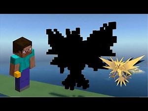 how to build an zapdos statue in minecraft (tutorial)